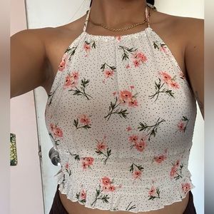 Forever 21 backless halter top. Light breathable material.